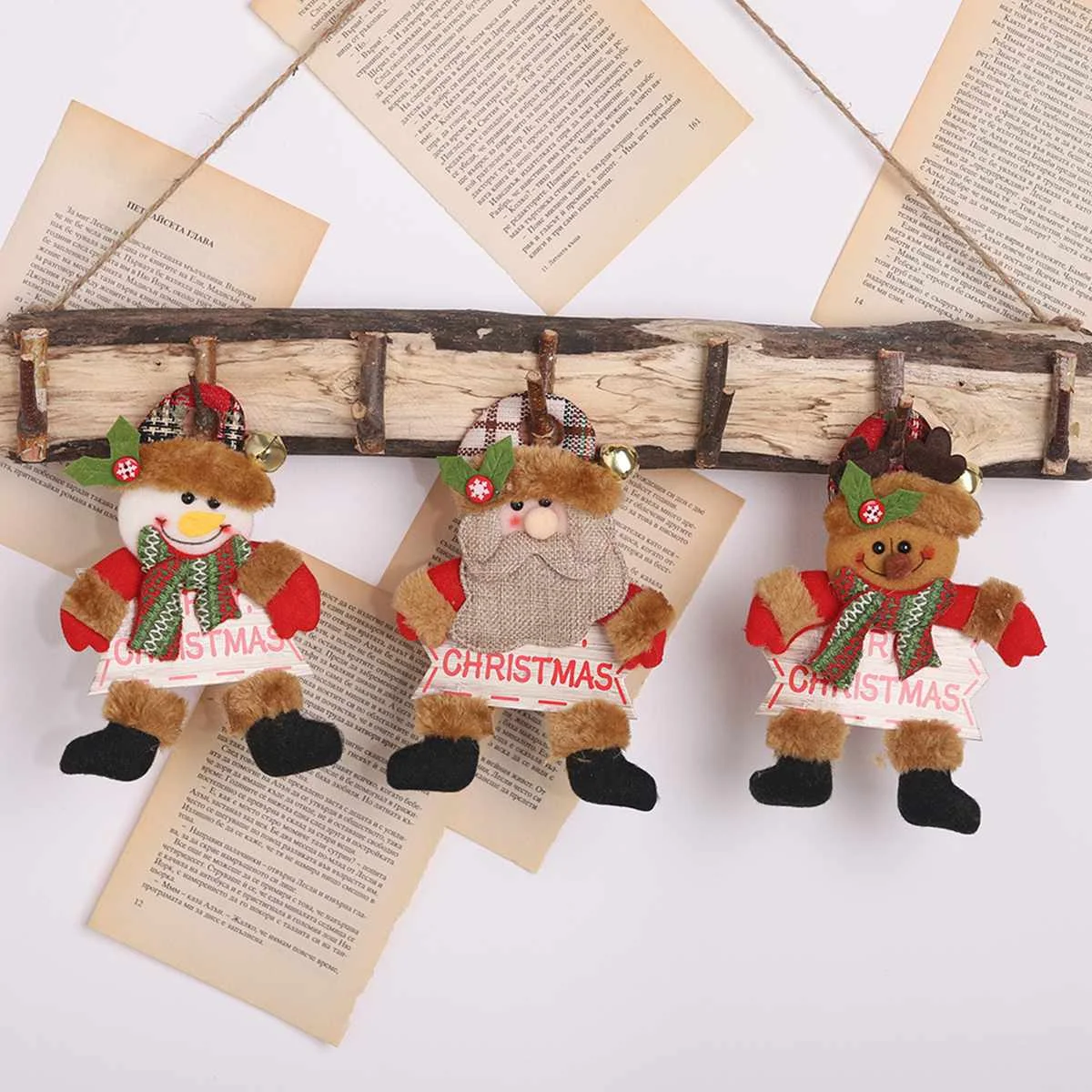 santa claus snowman elk festival kids toys gifts for new year