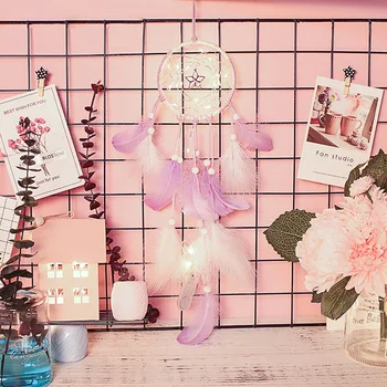 Fairy Light Car Innovative Girl Light Creative Feather Wall Hanging Bedside Dreamcatcher Home Decor
Fairy Light Car Innovative Girl Light Creative Feather Wall Hanging Bedside Dreamcatcher Home Decor