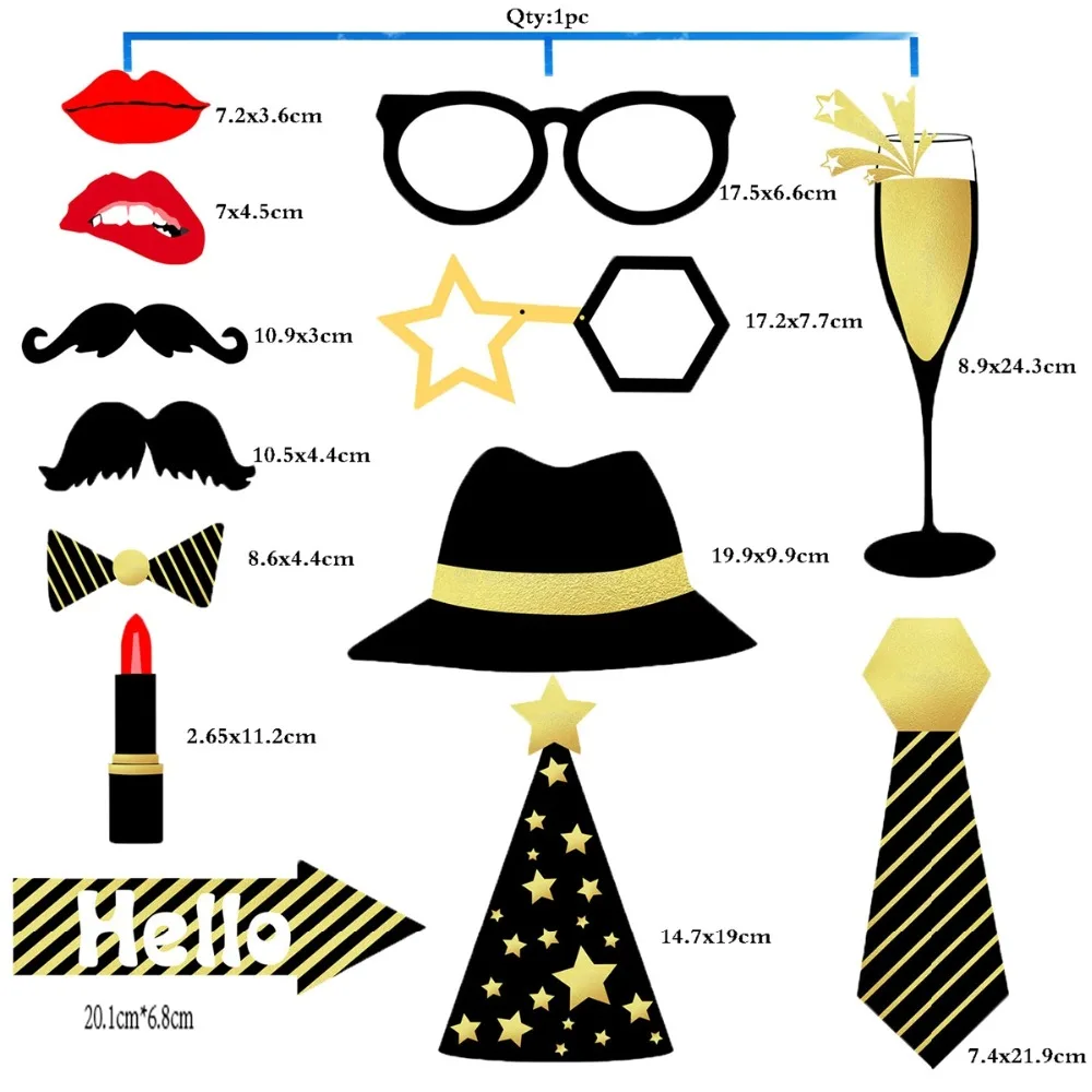 16pcs 30/50/60th Happy Birthday Photo Booth Props Mask Photobooth 30 Years Adult Party Decoration Photobooth Birthday Fovers
16pcs 30/50/60th Happy Birthday Photo Booth Props Mask Photobooth 30 Years Adult Party Decoration Photobooth Birthday Fovers