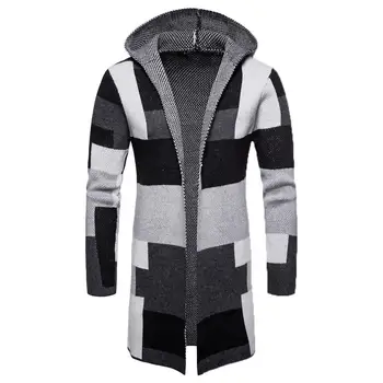 size M-XXL Fashion Men Casual Sweater 2019 Winter Thick coat s-lim Cardigan Men Hooded Neck Quality Knitted Brand Male Sweaters
size M-XXL Fashion Men Casual Sweater 2019 Winter Thick coat s-lim Cardigan Men Hooded Neck Quality Knitted Brand Male Sweaters