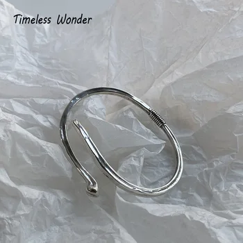 Timeless Wonder 925 Sterling Silver Retro Snake Nail Twist Bangle Bracelet Women Jewelry Punk Gothic Boho Top Trendy Fine 4515 
Timeless Wonder 925 Sterling Silver Retro Snake Nail Twist Bangle Bracelet Women Jewelry Punk Gothic Boho Top Trendy Fine 4515