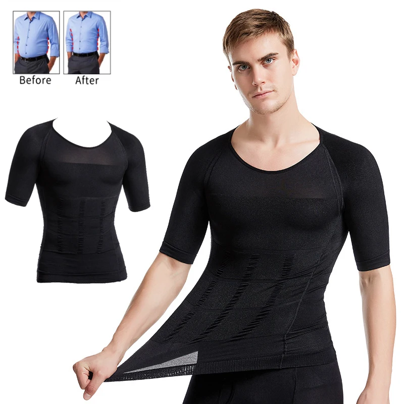 Men Body Shaper Slimming Compression Shirt Tummy Firm Control Muscle Undershirt Corset Elastic Waist Trainer Undershirt
Men Body Shaper Slimming Compression Shirt Tummy Firm Control Muscle Undershirt Corset Elastic Waist Trainer Undershirt