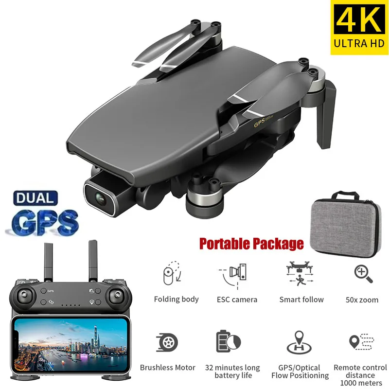 Gps Drone L108 With HD 4K Camera Professional 800m Image Transmission Brushless Motor Foldable Quadcopter RC Drones Kid Gift Toy
Gps Drone L108 With HD 4K Camera Professional 800m Image Transmission Brushless Motor Foldable Quadcopter RC Drones Kid Gift Toy