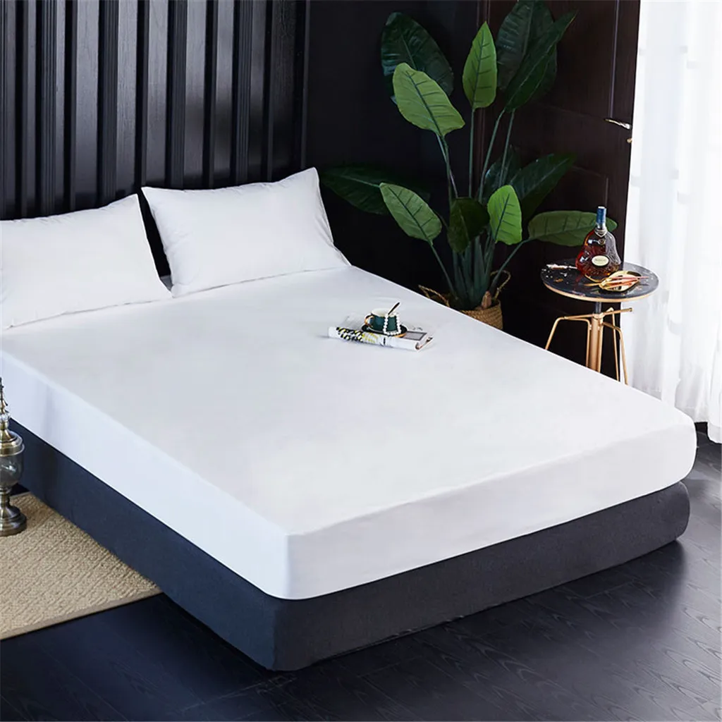 Waterproof Mattress Bedspread Hotel Solid Color Sanding Waterproof Bed Cover Mattress Protector Pad Coverlets For Home
Waterproof Mattress Bedspread Hotel Solid Color Sanding Waterproof Bed Cover Mattress Protector Pad Coverlets For Home