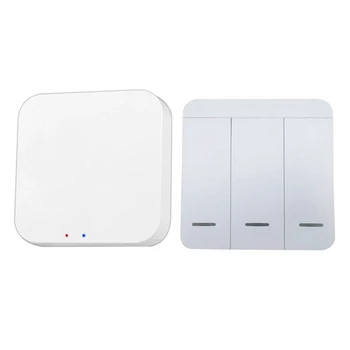 Tuya ZigBee Smart Gateway Hub Smart Home Bridge Tuya Smart Life APP Wireless Remote Controller with WiFi Push Switch
Tuya ZigBee Smart Gateway Hub Smart Home Bridge Tuya Smart Life APP Wireless Remote Controller with WiFi Push Switch