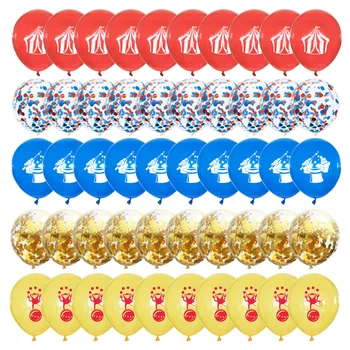 52pcs/set Two-sided Print Cartoon Circus Troupe Latex Balloon Set DIY Confetti Ballons Birthday Party Wedding Home Garden Decor
52pcs/set Two-sided Print Cartoon Circus Troupe Latex Balloon Set DIY Confetti Ballons Birthday Party Wedding Home Garden Decor