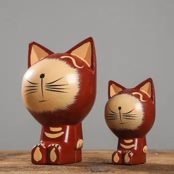 NORDIC WOOD RED CAT IS DECORATED WITH LOG ANIMAL FIGURINES BALINESE WOOD CAT IDYLLIC HOME WEDDING DECORATION CRAFTS GIFTS
NORDIC WOOD RED CAT IS DECORATED WITH LOG ANIMAL FIGURINES BALINESE WOOD CAT IDYLLIC HOME WEDDING DECORATION CRAFTS GIFTS