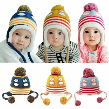 Toddler Kids Baby Boy Girl Winter Warm Knitted Crochet Earflap Beanie Hat Cap Wool Cute Penguin S7JN 
Toddler Kids Baby Boy Girl Winter Warm Knitted Crochet Earflap Beanie Hat Cap Wool Cute Penguin S7JN