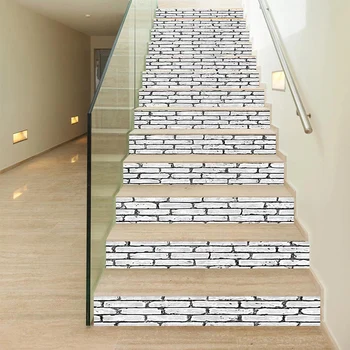 PVC wallpaper gray brick wall simple 13 pieces of DIY stair stickers, step stickers wall stickers
PVC wallpaper gray brick wall simple 13 pieces of DIY stair stickers, step stickers wall stickers