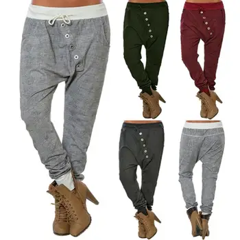 Fashion Pants Women Middle Waist Harem Pants Women Casual Elastic Waist Pants Autumn ladies casual loose off harem pants
Fashion Pants Women Middle Waist Harem Pants Women Casual Elastic Waist Pants Autumn ladies casual loose off harem pants