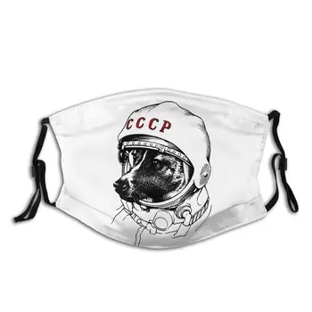 CCCP Rusia Laika Space Astronauta Dog Reusable Face Mask with Filter Anti Haze Dust Mask Respirator Mouth Muffle
CCCP Rusia Laika Space Astronauta Dog Reusable Face Mask with Filter Anti Haze Dust Mask Respirator Mouth Muffle