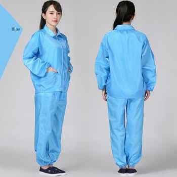 Anti-Static Coveralls Cleanroom Dustproof Suit Split Anti-static Clothing Clean Clothes Hood food Work Clothing Unisex overalls
Anti-Static Coveralls Cleanroom Dustproof Suit Split Anti-static Clothing Clean Clothes Hood food Work Clothing Unisex overalls