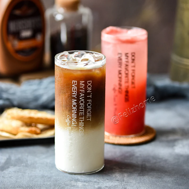 Handmade Heat-Resistant Cylinder Glass with Alphabet Pattern for Cafe Restaurant with Latte Coffee Cup Cup Juice Cup 500ml
Handmade Heat-Resistant Cylinder Glass with Alphabet Pattern for Cafe Restaurant with Latte Coffee Cup Cup Juice Cup 500ml