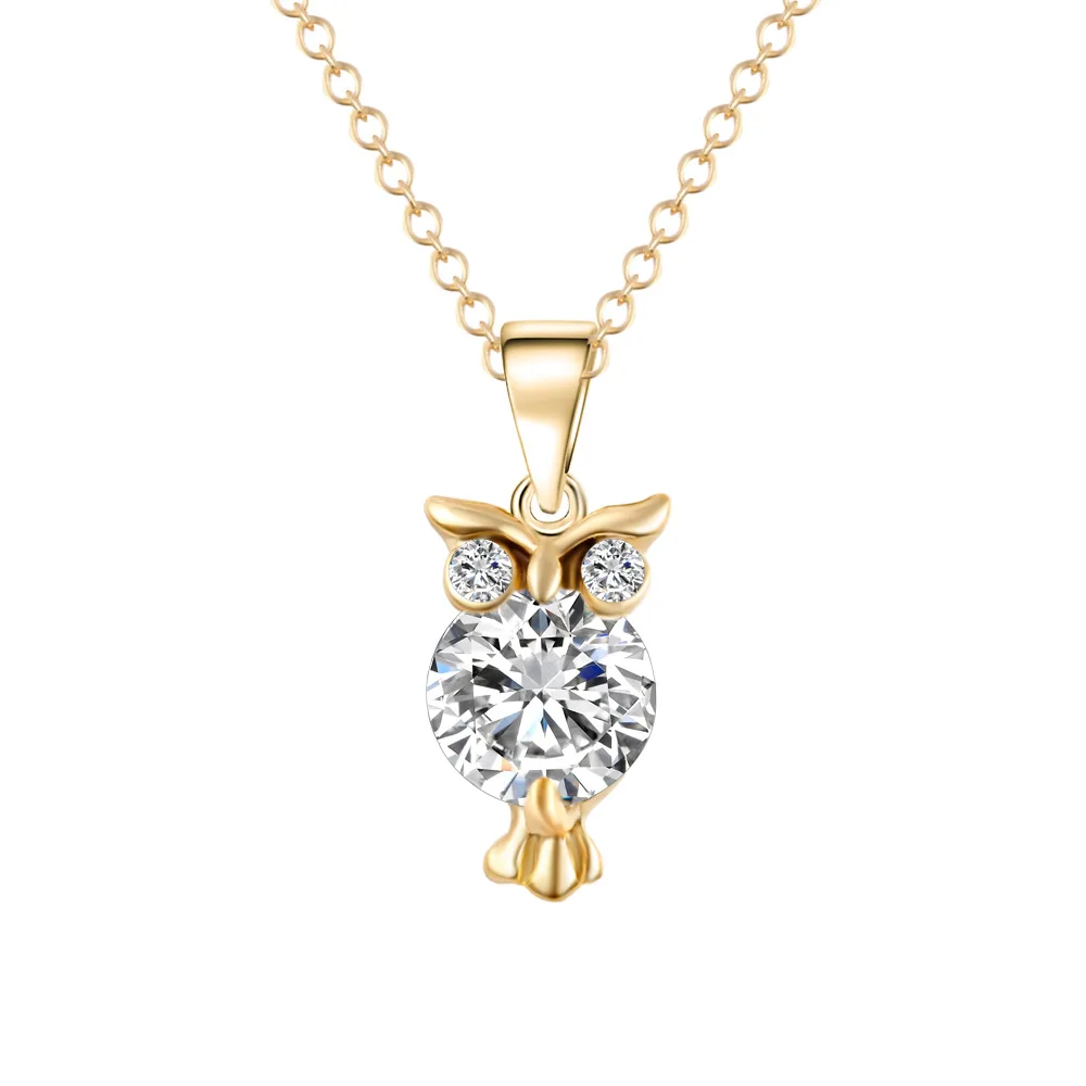 Crystal wild owl Pendant necklace Women Jewelry H509e54cd5a9a438a8f8d4f50e1c28657B - Crystal wild owl Pendant necklace Women Jewelry