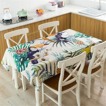 Toucan Linen Tablecloth Waterproof Dinner Table Cloth Tropical Plant Print Decorative Table Cover Rectangular Washable
Toucan Linen Tablecloth Waterproof Dinner Table Cloth Tropical Plant Print Decorative Table Cover Rectangular Washable