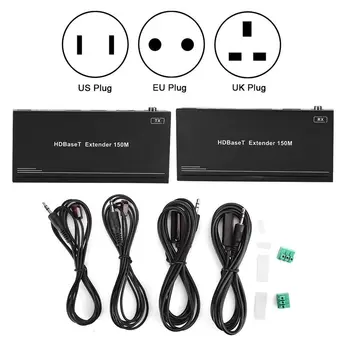 18G 150M HDbaseT HDMI Extender Transmitter Receiver with Bi-directional IR (100-240V)
18G 150M HDbaseT HDMI Extender Transmitter Receiver with Bi-directional IR (100-240V)