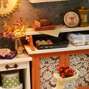 Doll House Furniture Diy Miniature 3D Wooden Miniature Dollhouse X-mas Gift Miniature Furniture Kit Dollhouse Furniture 
Doll House Furniture Diy Miniature 3D Wooden Miniature Dollhouse X-mas Gift Miniature Furniture Kit Dollhouse Furniture