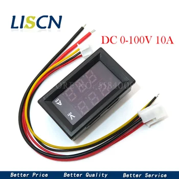 1pcs DC 0-100V 10A Digital Voltmeter Ammeter Dual Display Voltage Detector Current Meter Panel Amp Volt Gauge 0.28" Red Blue LED
1pcs DC 0-100V 10A Digital Voltmeter Ammeter Dual Display Voltage Detector Current Meter Panel Amp Volt Gauge 0.28" Red Blue LED