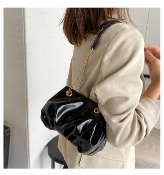 Fashion Women Retro Shoulder Bag Elegant Cross Body Bag Handbag with Ruched Detail for Party Wedding Dating Waterproof 2020
Fashion Women Retro Shoulder Bag Elegant Cross Body Bag Handbag with Ruched Detail for Party Wedding Dating Waterproof 2020