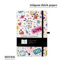 A5 160gsm Dotted Grid Bullet Notebook Love Cartoon Hard Cover Travel Journal
A5 160gsm Dotted Grid Bullet Notebook Love Cartoon Hard Cover Travel Journal