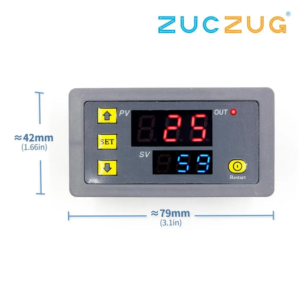 AC 110V 220V Digital Time Delay Relay LED Display Cycle Timer Control Switch Adjustable Timing Relay Time Delay Switch
AC 110V 220V Digital Time Delay Relay LED Display Cycle Timer Control Switch Adjustable Timing Relay Time Delay Switch