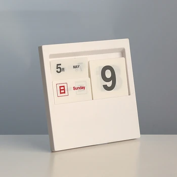 

Creative Insert Type Desktop Perpetual Calendar 100 Years Perpetual Calendar Desk Decoration