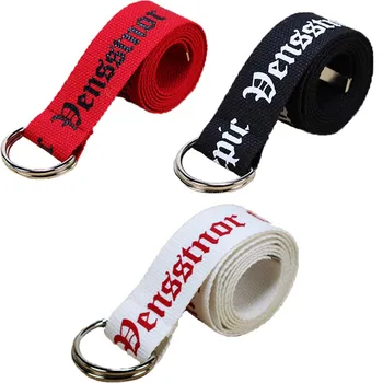 110/130cm 2020 New Neutral Nylon Canvas Belt Printing D Ring Double Buckle Student Belt Canvas waistband Belt With Double Buckle
110/130cm 2020 New Neutral Nylon Canvas Belt Printing D Ring Double Buckle Student Belt Canvas waistband Belt With Double Buckle