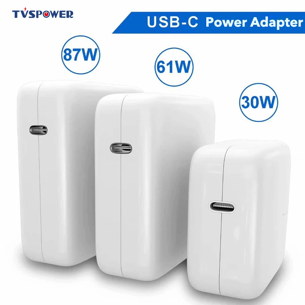 87W 61W 30W 29W USB-C Laptop Power Adapter Type-C PD Charger For Latest Macbook 13 15-inch A1706 A1707 A1707 for iphone iPad Pro
87W 61W 30W 29W USB-C Laptop Power Adapter Type-C PD Charger For Latest Macbook 13 15-inch A1706 A1707 A1707 for iphone iPad Pro