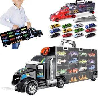 15Pcs/Set Carrier Truck Toy Set Transport Car Transporter Vehicle Model Hobby Toys for For Kids Christmas Gift
15Pcs/Set Carrier Truck Toy Set Transport Car Transporter Vehicle Model Hobby Toys for For Kids Christmas Gift