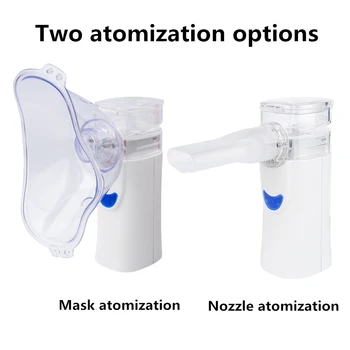 Mini Handheld Portable Nebulizer Silent Medical Mask and Nozzle type atomizer Inhaler Adult Kids Respirator Humidifier
Mini Handheld Portable Nebulizer Silent Medical Mask and Nozzle type atomizer Inhaler Adult Kids Respirator Humidifier