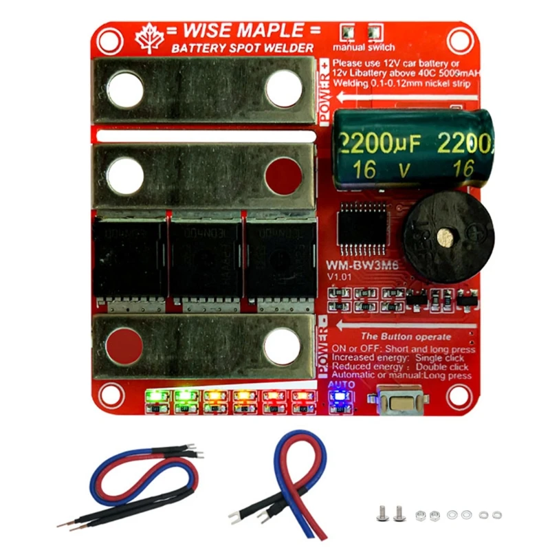 DIY Portable 12V Battery Energy Storage Spot Welding Machine PCB Circuit Board Spot Welder PCB Board for 18650/26650
DIY Portable 12V Battery Energy Storage Spot Welding Machine PCB Circuit Board Spot Welder PCB Board for 18650/26650