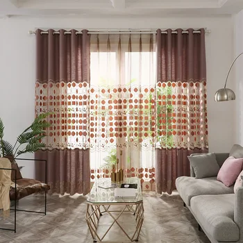 New Chinese-style High-end Nordic Light Luxury Embroidery Curtains for Living Dining Room Bedroom.
New Chinese-style High-end Nordic Light Luxury Embroidery Curtains for Living Dining Room Bedroom.