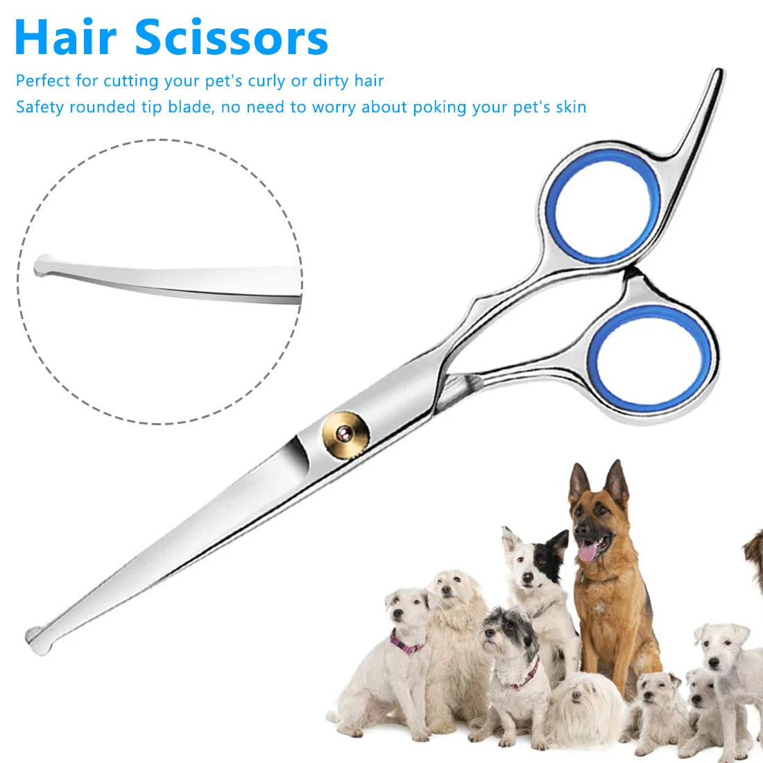 Stainless Steel Pet Gromming Curved Blade Scissors Cutting Hair Scissors Barber Up Curved Down Straight Tooth Curved Scissors
Stainless Steel Pet Gromming Curved Blade Scissors Cutting Hair Scissors Barber Up Curved Down Straight Tooth Curved Scissors