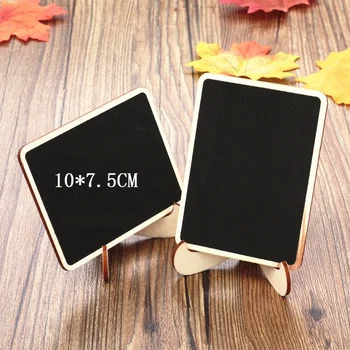 10Pc Mini Chalkboards Decorative Signs Blackboard With Easel Stand Base Wooden Message Board Place Card Holder For Wedding
10Pc Mini Chalkboards Decorative Signs Blackboard With Easel Stand Base Wooden Message Board Place Card Holder For Wedding