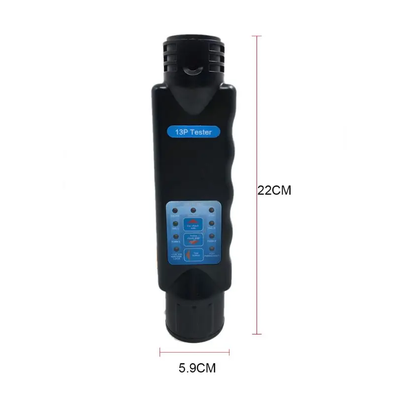 European Resistance Tester 13 Pin Core Hole Pin Trailer Car Socket Connector Tail Light Signal Line Inspection Detector
European Resistance Tester 13 Pin Core Hole Pin Trailer Car Socket Connector Tail Light Signal Line Inspection Detector