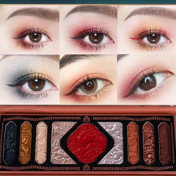 Chinese Ancient Phoenix Embossed Eyeshadow Palette Beauty Glazed 9 Color Matte Eyeshadow Palette Waterproof Long-lasting Shimmer
Chinese Ancient Phoenix Embossed Eyeshadow Palette Beauty Glazed 9 Color Matte Eyeshadow Palette Waterproof Long-lasting Shimmer