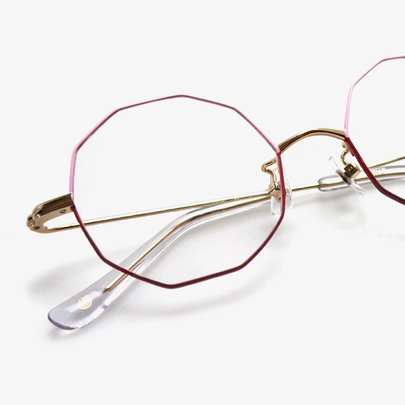 2020 Vintage Ultralight Alloy Glasses Frame Women Polygon Myopia Prescription Eyeglasses Optical Frame Lady Luxury Spectacles
2020 Vintage Ultralight Alloy Glasses Frame Women Polygon Myopia Prescription Eyeglasses Optical Frame Lady Luxury Spectacles