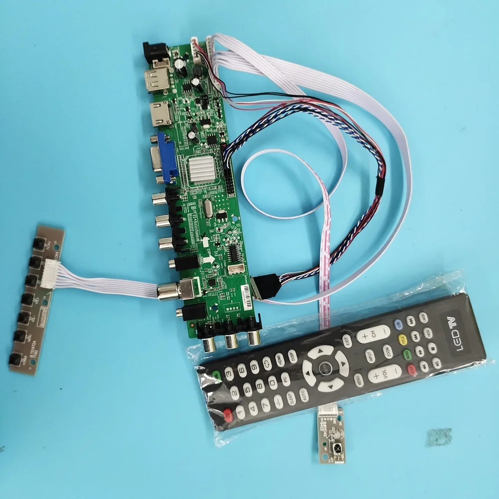 Kit For N156BGE-LA1/N156BGE-LB1 remote HDMI VGA AV LED USB TV DVB-T DVB-T2 15.6" 40pin 1366X768 Signal controller board digital
Kit For N156BGE-LA1/N156BGE-LB1 remote HDMI VGA AV LED USB TV DVB-T DVB-T2 15.6" 40pin 1366X768 Signal controller board digital