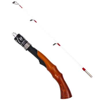 Imitation Wood Grain Ice Fishing Rod Soft Tip Raft Fishing Rod 55CM Fishing Supplies 
Imitation Wood Grain Ice Fishing Rod Soft Tip Raft Fishing Rod 55CM Fishing Supplies