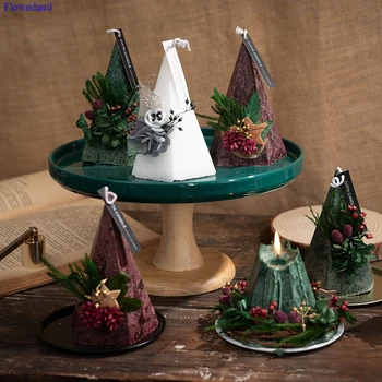 2pcs New Nordic Geometric Cone Scented Pyramid Shape Candle Christmas Tree Eternal Flower Candle Simple Wedding Home Decoration
2pcs New Nordic Geometric Cone Scented Pyramid Shape Candle Christmas Tree Eternal Flower Candle Simple Wedding Home Decoration