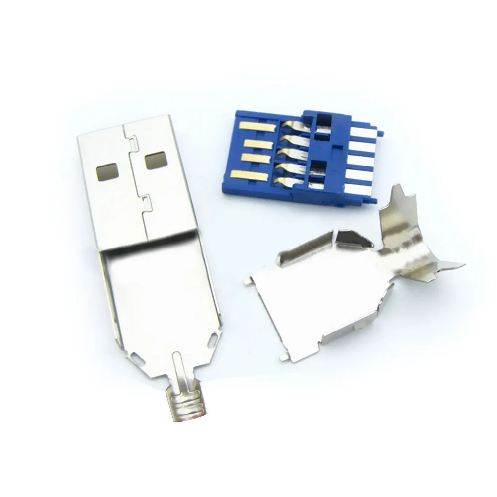 10Set DIY USB 3.0 3 in 1 Male Connector USB Jack Soldering Type Line Tail Socket High Speed Charging Socket
10Set DIY USB 3.0 3 in 1 Male Connector USB Jack Soldering Type Line Tail Socket High Speed Charging Socket