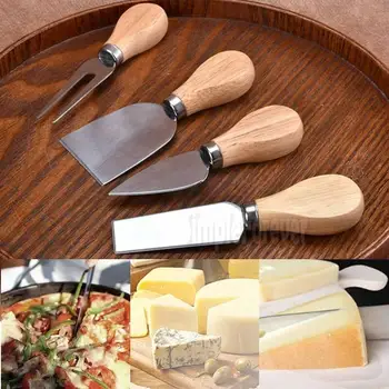 4pcs/set Cheese Useful Tools Set Oak Handle Knife Fork Shovel Kit Graters For Cutting Baking Chesse Board Sets
4pcs/set Cheese Useful Tools Set Oak Handle Knife Fork Shovel Kit Graters For Cutting Baking Chesse Board Sets