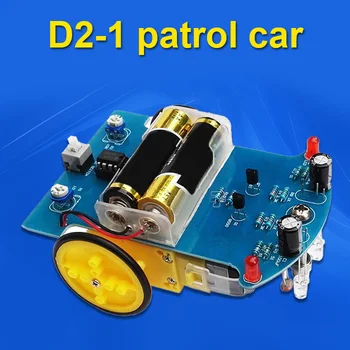 Intelligent Tracking Smart Car Robot DIY Kits with TT Motor Wheel Electronic DQ-Drop
Intelligent Tracking Smart Car Robot DIY Kits with TT Motor Wheel Electronic DQ-Drop