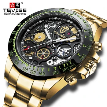 Top Luxury Brand TEVISE Automatic Mechanical Men Watch Unique Chronograph Date Dial Stainless steel Men Wristwatch Male Clock
Top Luxury Brand TEVISE Automatic Mechanical Men Watch Unique Chronograph Date Dial Stainless steel Men Wristwatch Male Clock