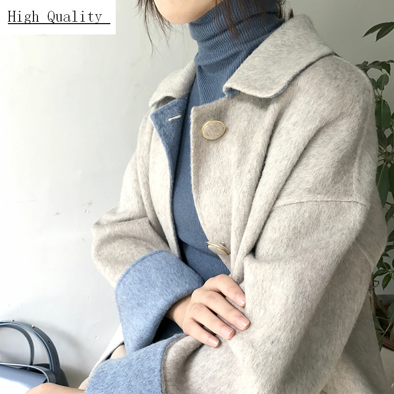Spring Women Clothes 2020 Wool Coat Female Cashmere Alpaca Overcoat Long Beige Autumn Winter Sided Woolen Jackets LWL1394
Spring Women Clothes 2020 Wool Coat Female Cashmere Alpaca Overcoat Long Beige Autumn Winter Sided Woolen Jackets LWL1394