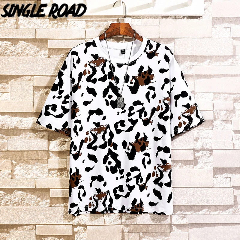 SingleRoad Man's T-shirt Men Oversized Cow Camo Print Cotton Punk Hip Hop Japanese Streetwear Harajuku Tshirt Male T Shirt Men
SingleRoad Man's T-shirt Men Oversized Cow Camo Print Cotton Punk Hip Hop Japanese Streetwear Harajuku Tshirt Male T Shirt Men