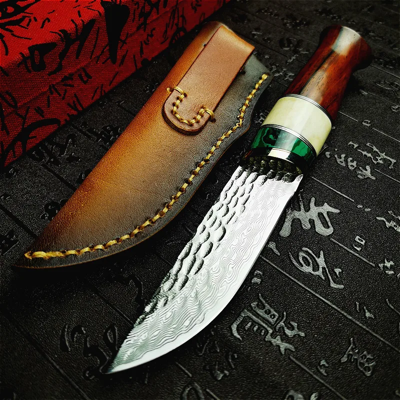 PEGASI High-end 67-layer Damascus hammer sharp tactical straight knife art collection gift knife defensive straight knife
PEGASI High-end 67-layer Damascus hammer sharp tactical straight knife art collection gift knife defensive straight knife