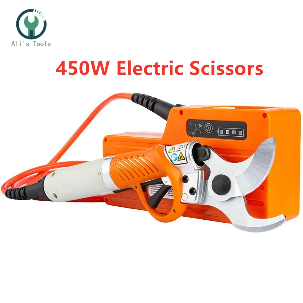 450W Electric Shears Electric Pruner 36V 4400mah Lithium Battery Electric Pruning Shear Orchard Scissors for Fruit Tree Garden
450W Electric Shears Electric Pruner 36V 4400mah Lithium Battery Electric Pruning Shear Orchard Scissors for Fruit Tree Garden