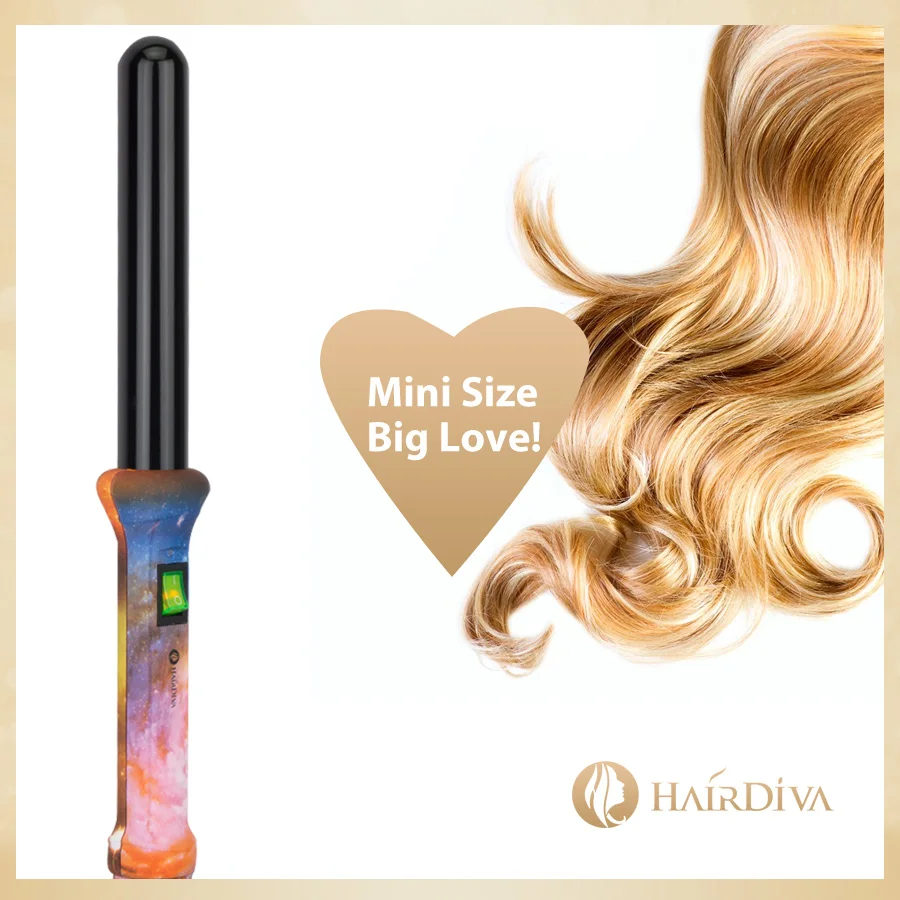 HairDiva утюжок для волос 25 мм 32 бигуди Лучшая цена Щипцы завивки керамический