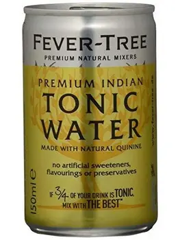 Fever Tree Premium Indian Tonic Water in Cans 8x150ml 
Fever Tree Premium Indian Tonic Water in Cans 8x150ml